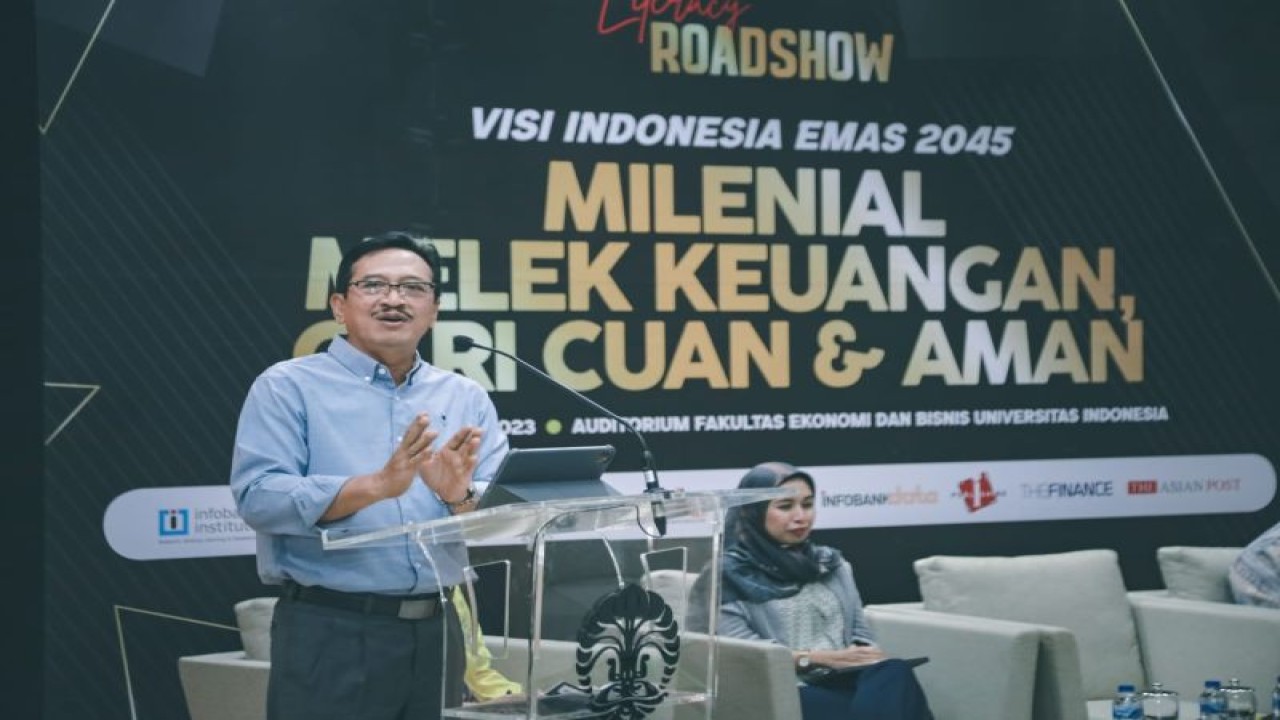 Kepala Departemen Literasi, Inklusi Keuangan, dan Komunikasi Otoritas Jasa Keuangan (OJK) Aman Santosa. ANTARA/HO-OJK