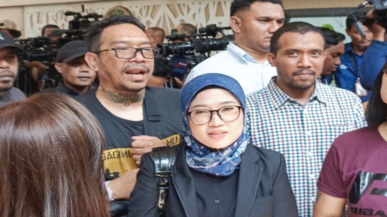 Kuasa Hukum David Ozora, Mellisa Anggraini saat ditemui di PN Jakarta Selatan, Kamis (10/8/2023). ANTARA/Ilham Kausar