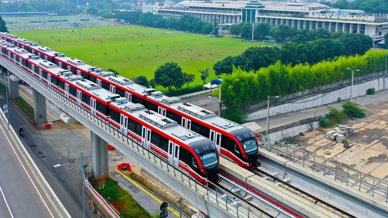 LRT Jabodebek. (Net)