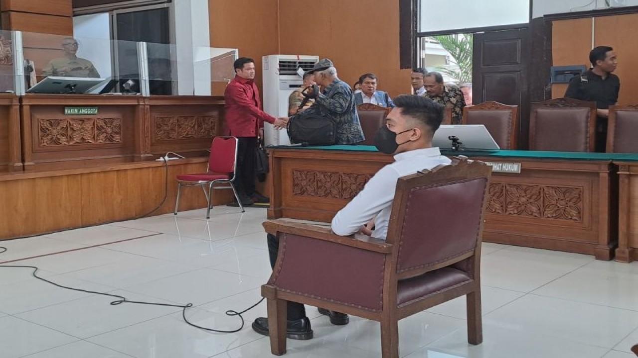 Terdakwa Mario Dandy Satriyo saat mengikuti sidang vonis di PN Jakarta Selatan, Jakarta, Kamis (7/9/2023). ANTARA/Aprillio Abdullah Akbar