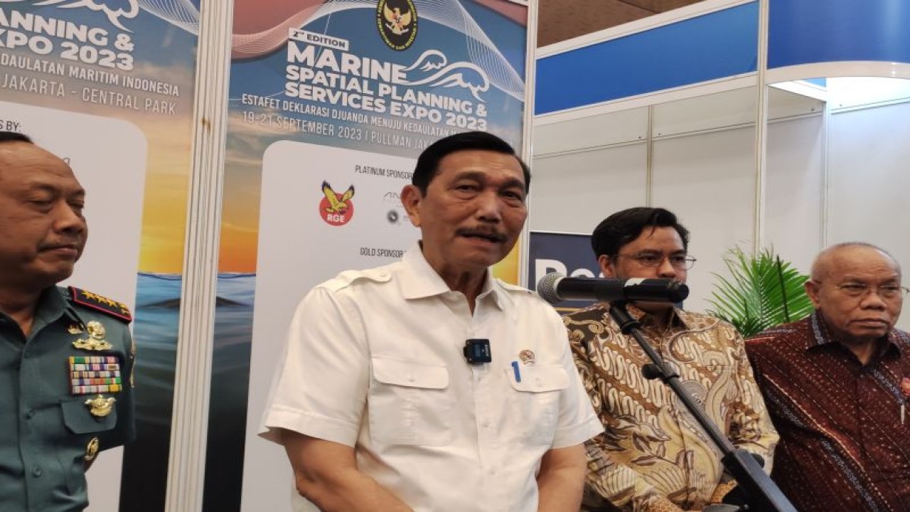 Menko Kemaritiman dan Investasi Luhut Binsar Pandjaitan. ANTARA/Ade Irma Junida