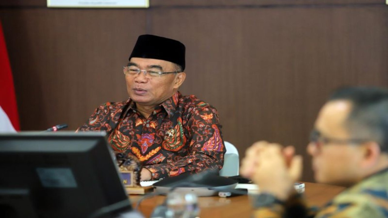 Menteri Koordinator Bidang Pembangunan Manusia dan Kebudayaan (Menko PMK) Muhadjir Effendy. (ANTARA/HO-Kemenko PMK)