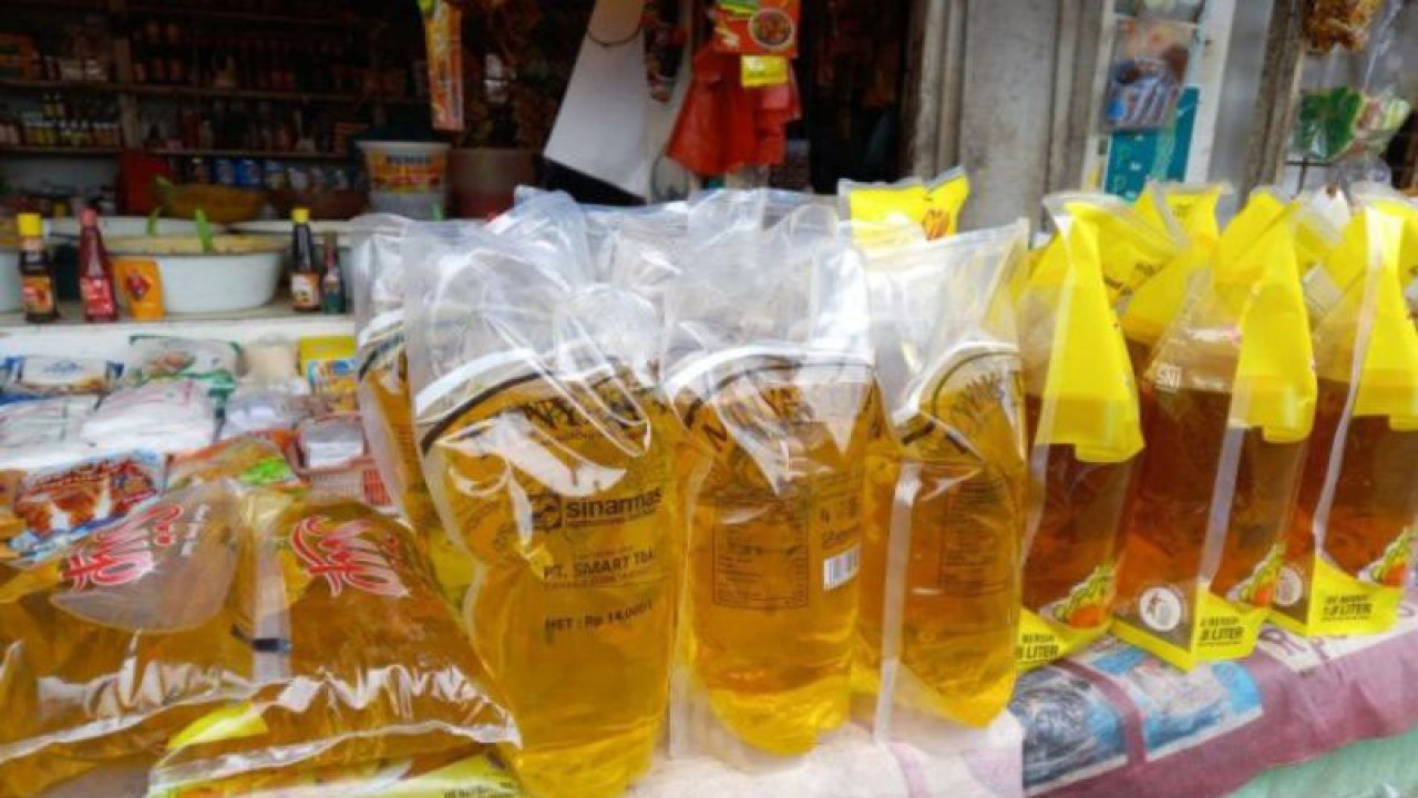 Aktivitas perdagangan minyak goreng di Bengkulu (ANTARA/Anggi Mayasari)