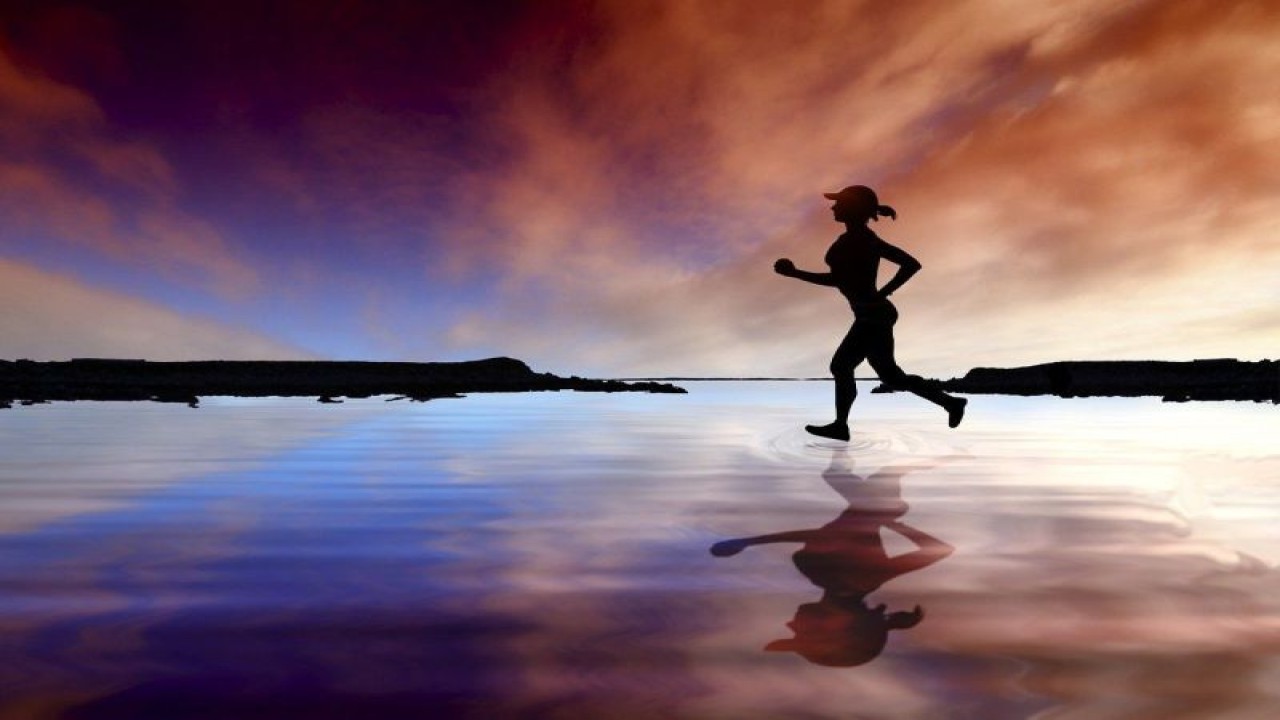 Ilustrasi lari maraton. (ANTARA/Pixabay.com/JanBaby)
