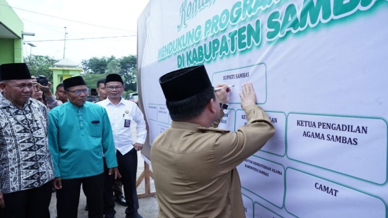 Peluncuran program 1.000 hafiz Quran di Kabupaten Sambas (ANTARA/Imbran)