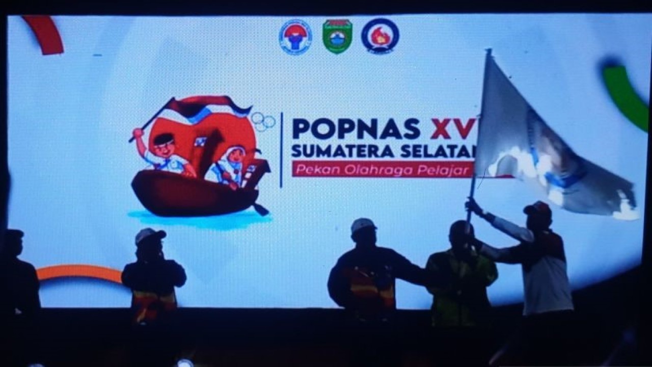 Penutupan Popnas XVl 2023 di Palembang, Ahad (3/9) malam. (ANTARA/Yudi Abdullah/23)