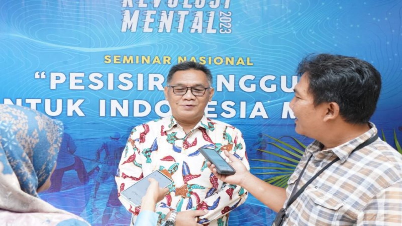 Penyuluh KB Ahli Utama BKKBN Widwiono di Kantor Kemenko PMK, Jakarta, Rabu (13/9/2023). (ANTARA/HO-BKKBN)