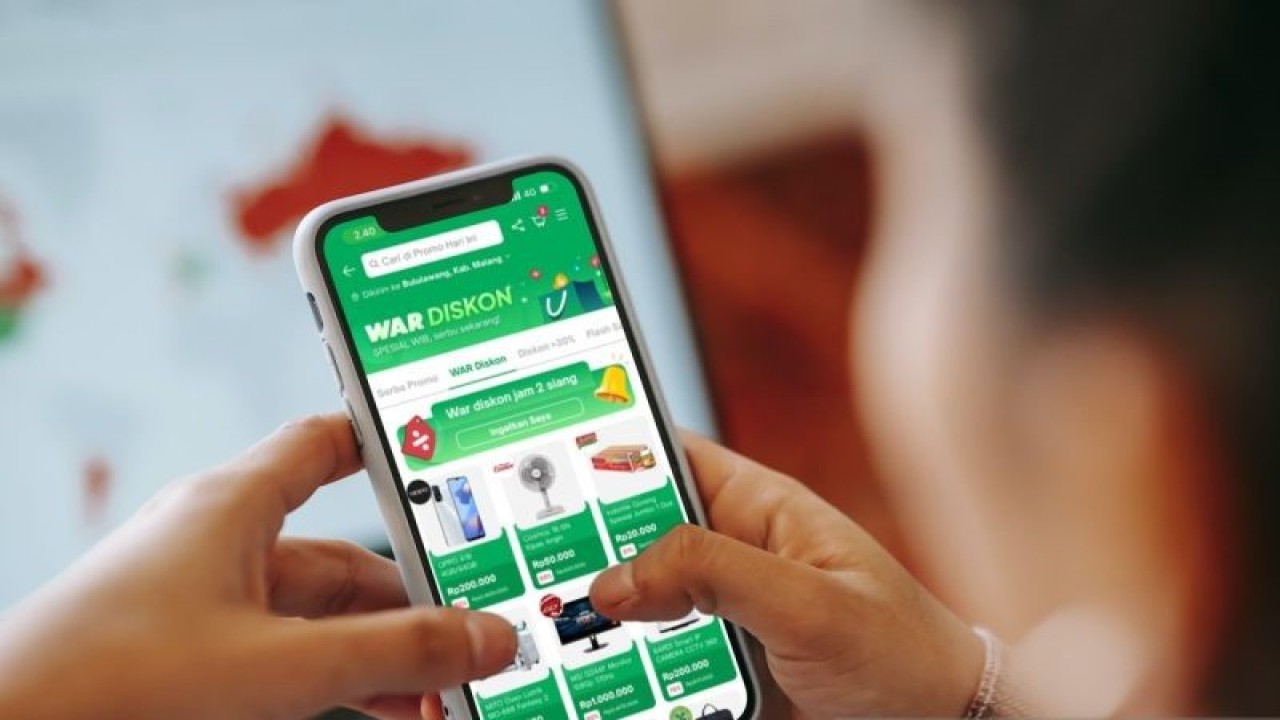 Platform belanja online Tokopedia. (ANTARA/HO-Tokopedia)