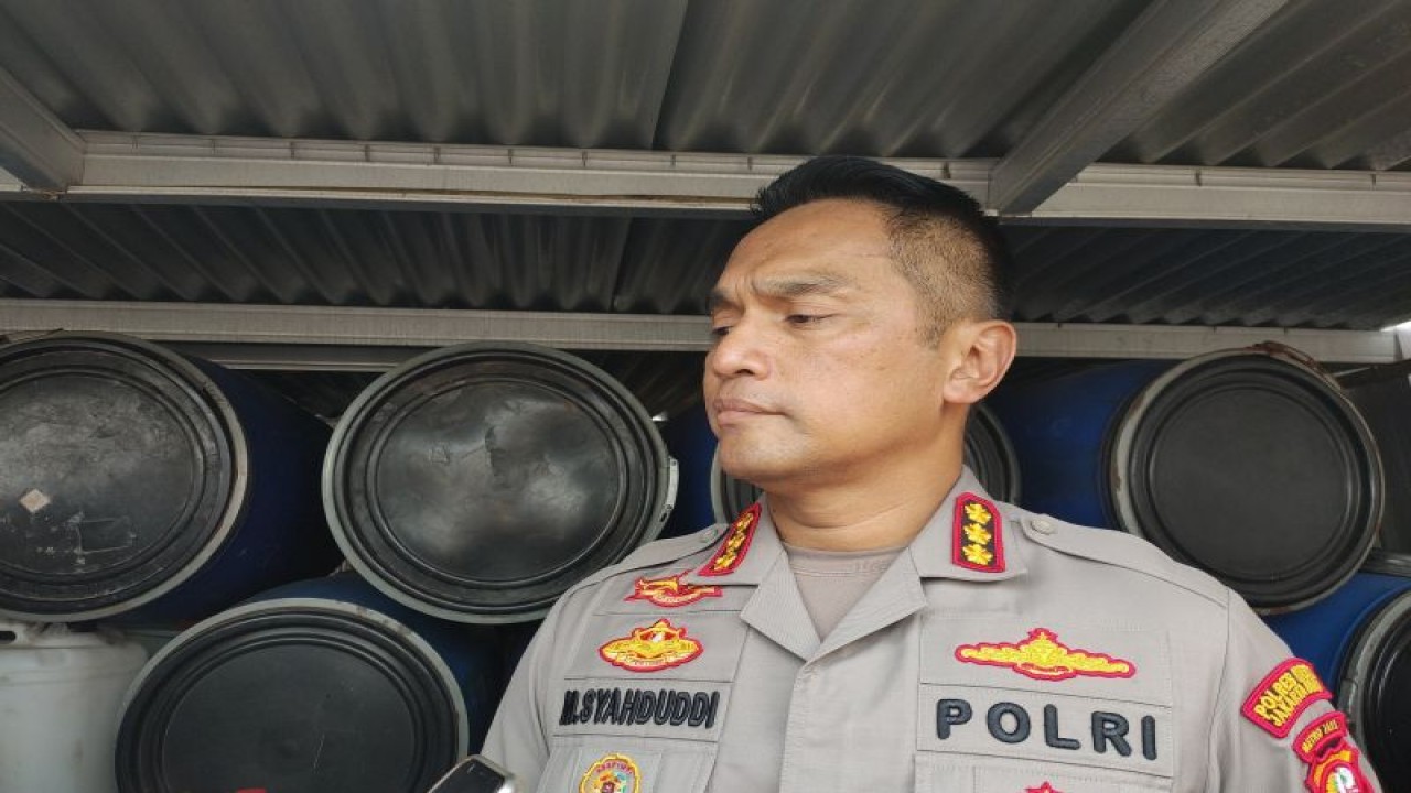 Kapolres Metro Jakarta Barat Kombes Pol M Syahduddi saat ditemui awak media pada Rabu (20/9/2023). ANTARA/ Risky Syukur