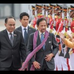 Presiden Jokowi sambut para tamu KTT ke-43 ASEAN-1693886687