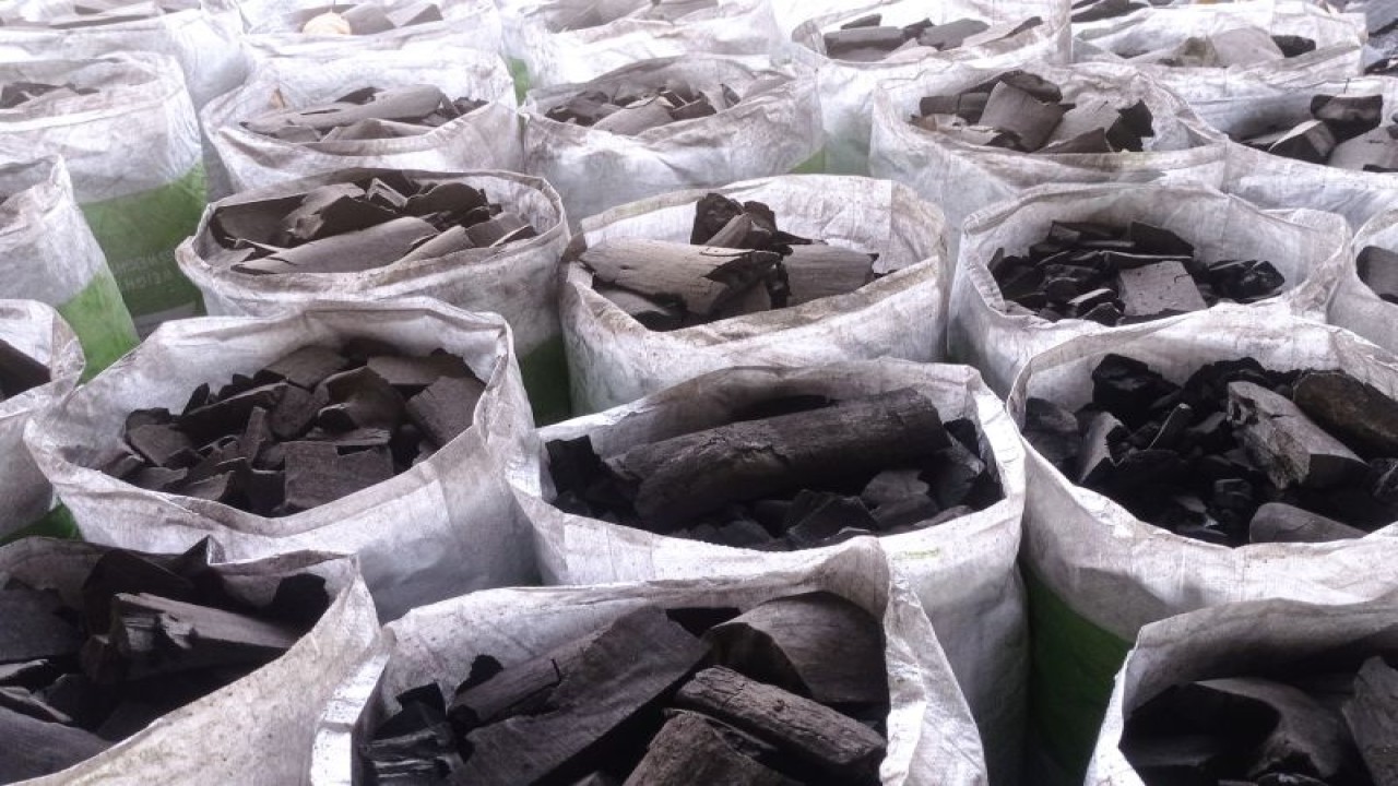 Produksi arang kayu di Kabupaten Lebak dipasok ke Jakarta, Bogor,Depok dan Tangerang guna meningkatkan ekonomi masyarakat pedesaan.ANTARA/Mansur