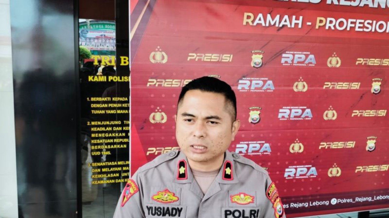 Ketua Satgas Saber Pungli Rejang Lebong Kompol Yusiady. ANTARA/dok/Nur Muhamad