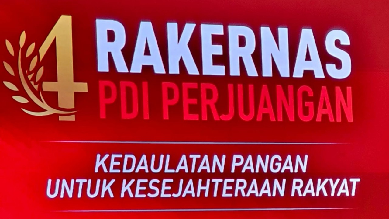 Rakernas IV PDIP.