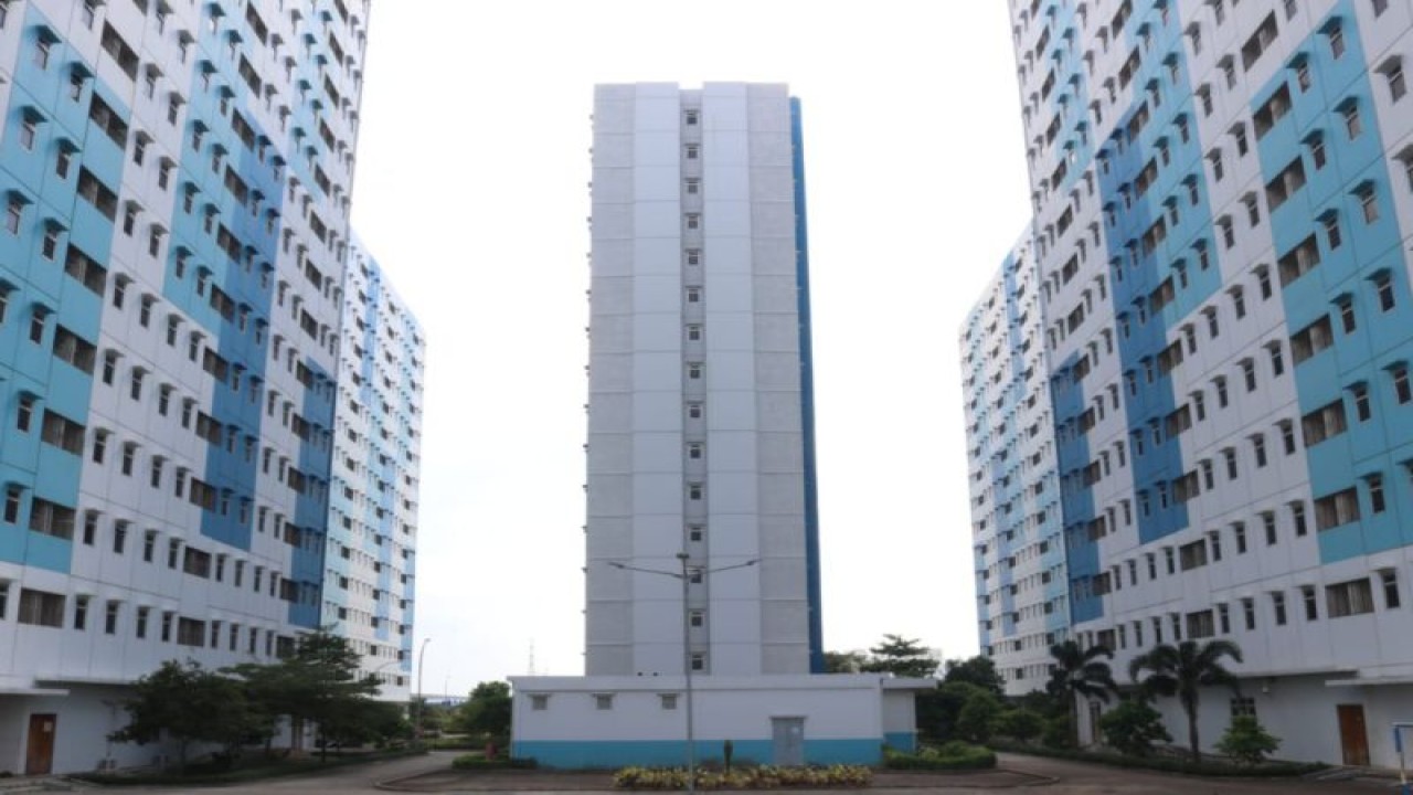 Rumah Susun (Rusun) Nagrak. (ANTARA/HO-PPID DKI Jakarta)