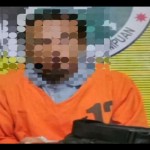 Seorang laki-laki FHS (32) pengedar narkotika jenis ganja ditahan di Polres Padangsidimpuan. (ANTARA /H0- Humas Polres Padangsidimpuan.-1693812058