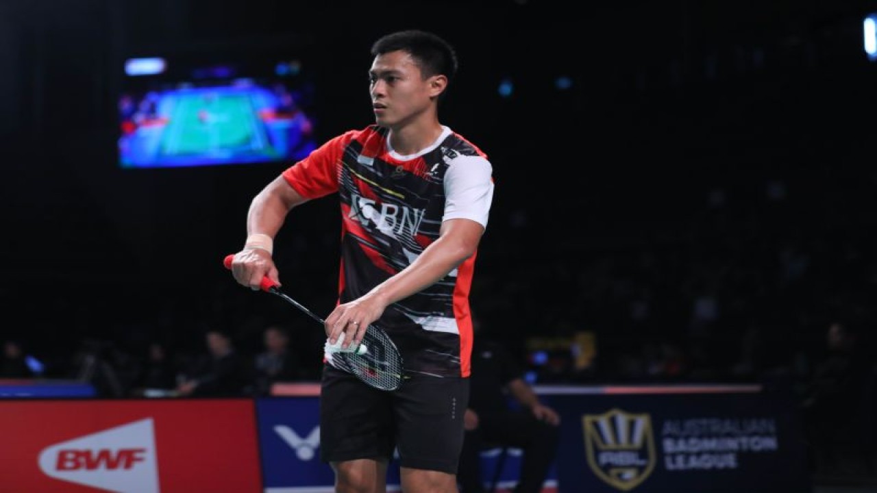 Tunggal putra Indonesia Shesar Hiren Rhustavito. (ANTARA/HO-PP PBSI)