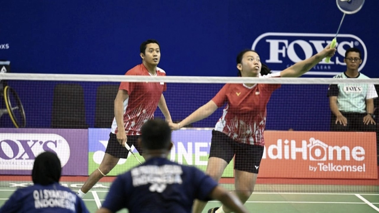 Skuad Garuda Dominasi Laga Final FOX'S Indonesia Para Badminton International 2023