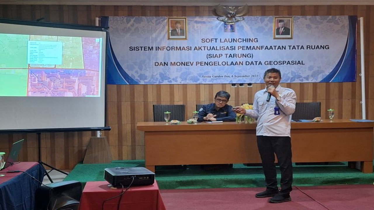 Kepala Dispertaru Kabupaten Sleman Mirsa Anfasuri pada soft launching "Siap Tarung" di Sleman, Yogyakarta, Rabu (6/9/2023). (ANTARA/HO-Dispertaru Sleman)