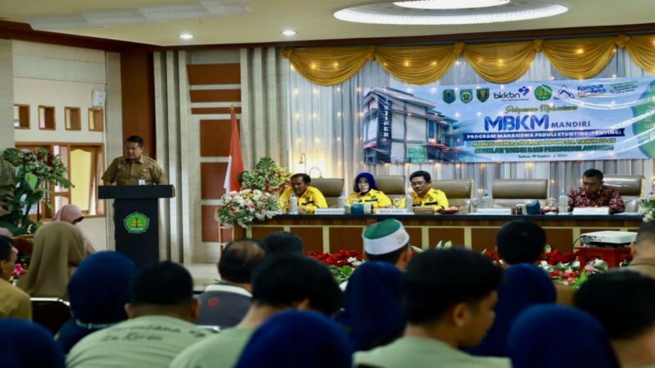 Pemkab HSU menjalin kerja sama dengan Sekolah Tinggi Ilmu Pertanian (STIPer) Amuntai berupa Program Mahasiswa Peduli Stunting, di Amuntai, Hulu Sungai Utara, Kalimantan Selatan. (ANTARA/HO-Pemkab HSU)