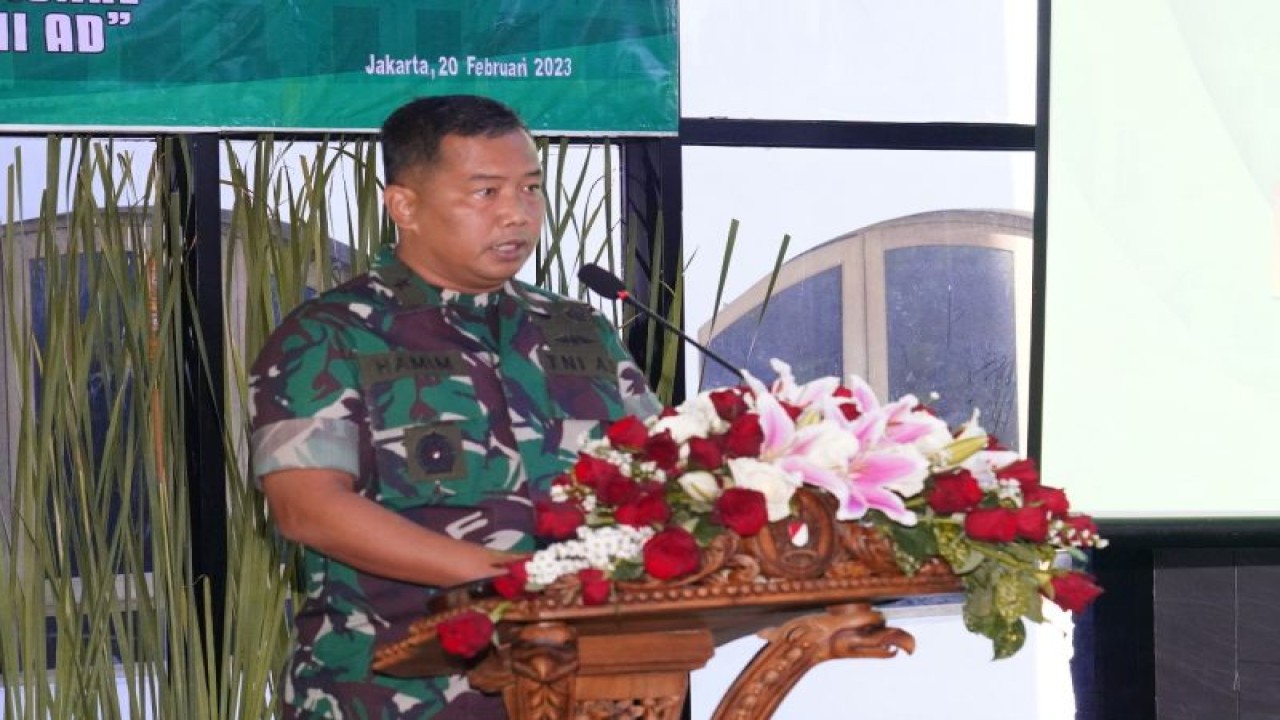 Kepala Dinas Penerangan TNI Angkatan Darat (Kadispenad) Brigjen TNI Hamim Tohari. ANTARA/HO-Dispenad