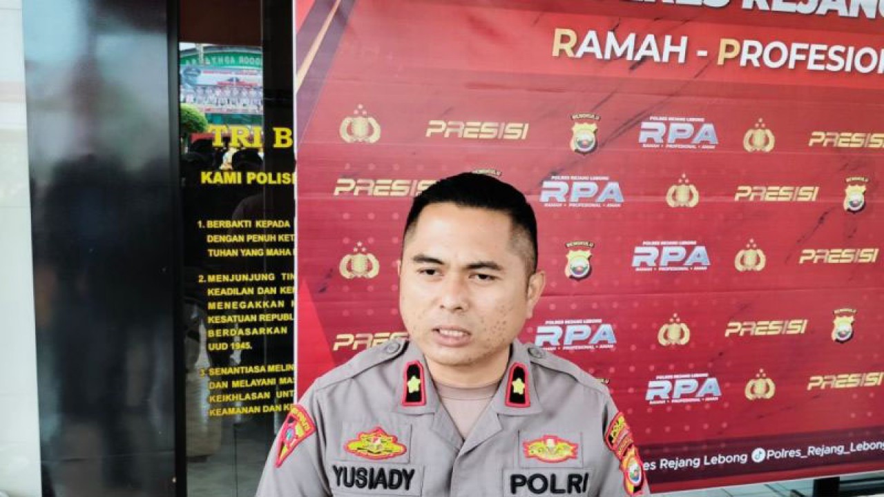 Wakapolres Rejang Lebong Kompol Yusiady. ANTARA/Nur Muhamad