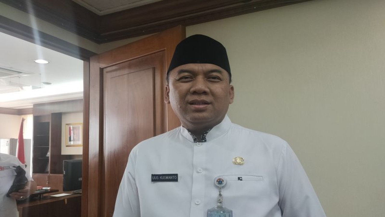 Wali Kota Jakarta Barat, Uus Kuswanto saat ditemui pada Jumat (15/9/2023). ANTARA/Risky Syukur