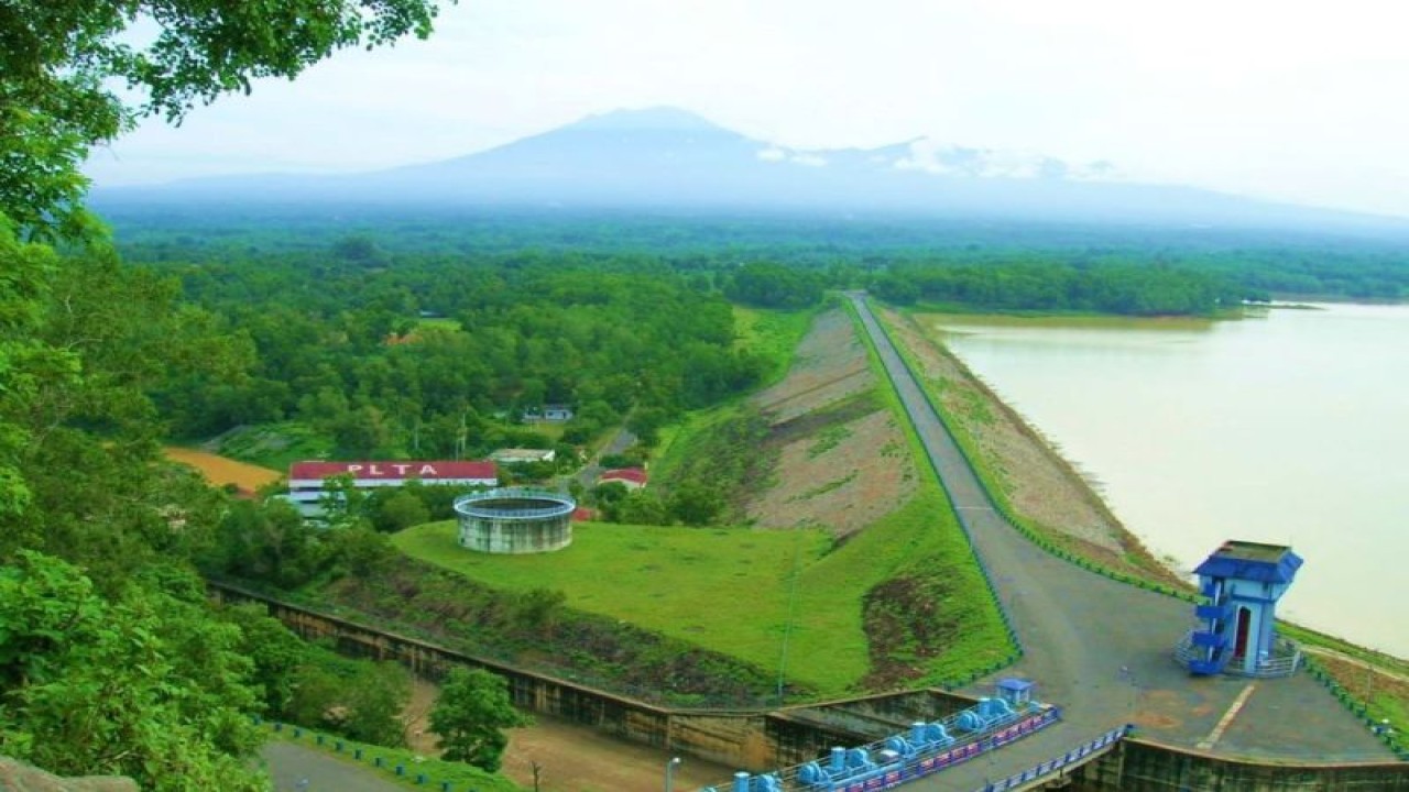 Waduk Gajah Mungkur di Kabupaten Wonogiri, Jawa Tengah. ANTARA/HO - Kementerian PUPR
