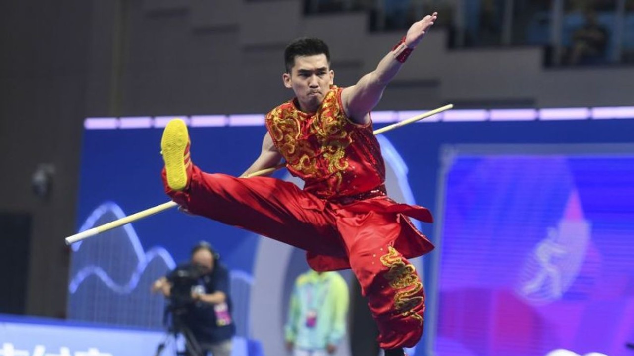 Haris Horatius peraih medali emas dari cabor wushu/ist 