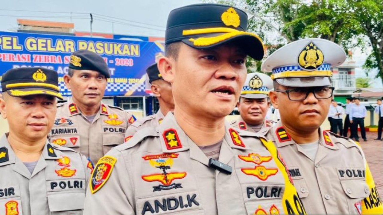 Kapolres Aceh Barat, AKBP Andi Kirana. (ANTARA/Teuku Dedi Iskandar)
