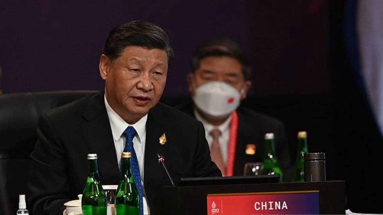 Foto arsip - Presiden China Xi Jinping menyampaikan pandangannya saat pembukaan KTT G20 Indonesia 2022 di Nusa Dua, Bali, Selasa (15/11/2022). ANTARA FOTO/Media Center G20 Indonesia/Prasetyo Utomo/wsj. (Media Center G20 Indonesia/ADITYA PRADANA PUTRA)