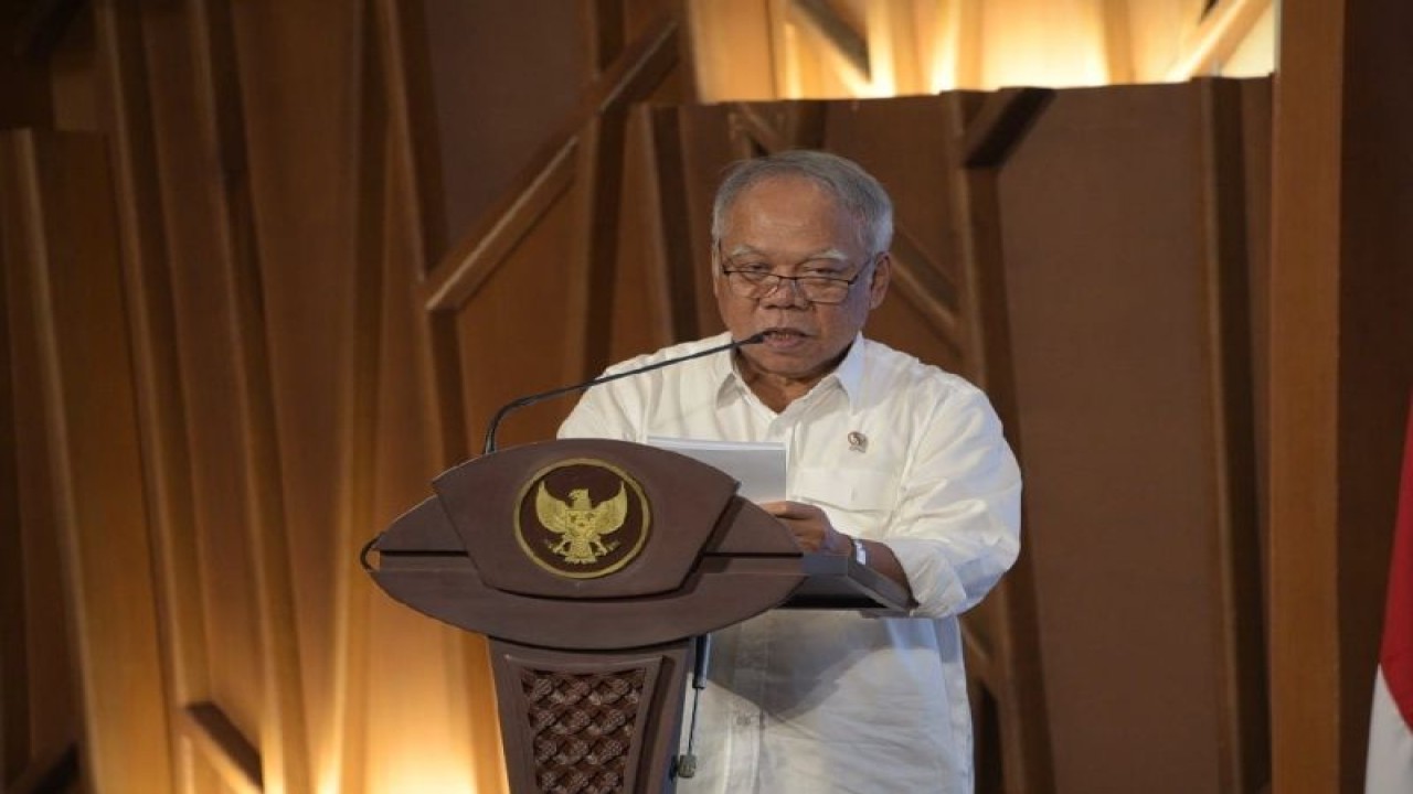 Menteri Pekerjaan Umum dan Perumahan Rakyat (PUPR) Basuki Hadimuljono. ANTARA/HO-Kementerian PUPR