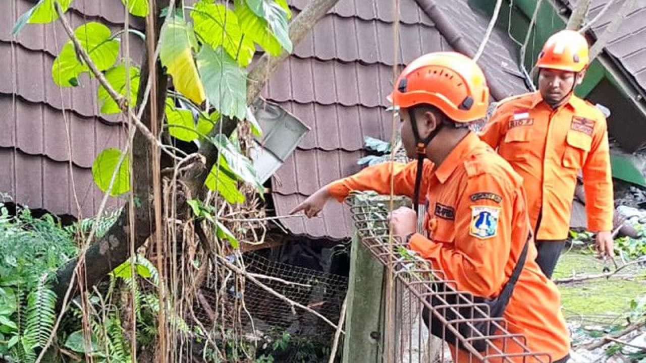Arsip Foto - Badan Penanggulangan Bencana Daerah (BPBD) DKI Jakarta menangani longsor yang menimpa dua rumah longsor di Tanjung Barat, Jakarta Selatan, Senin (13/3/2023). ANTARA/HO-BPBD DKI Jakarta/aa.