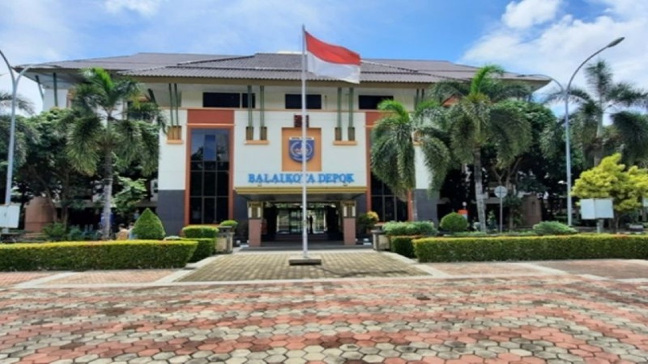 Balai kota Depok. (ANTARA/Foto: Feru Lantara).