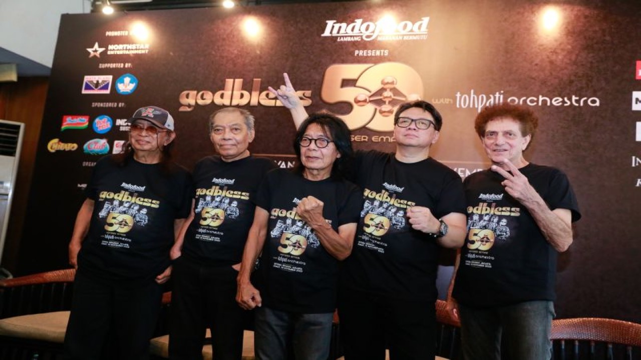 Grup musik rock Indonesia God Bless (ANTARA/HO-God Bless)