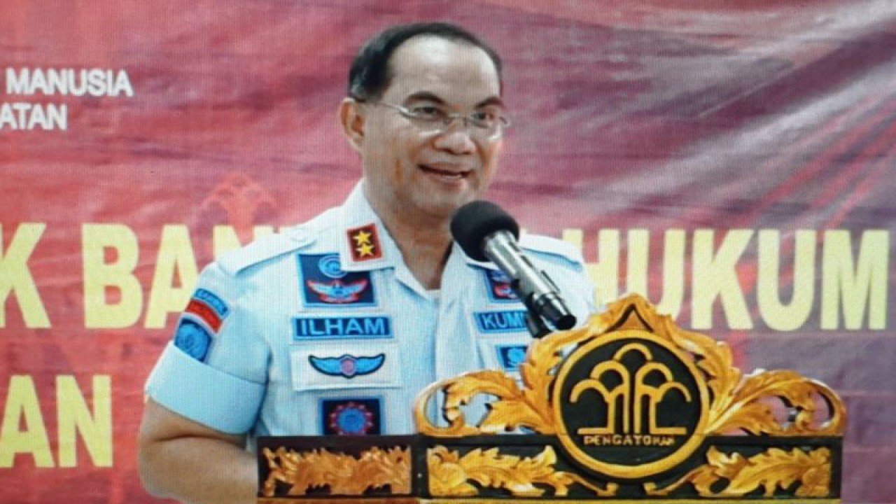 Kakanwil Kemenkumham Sumsel Ilham Djaya (ANTARA/Yudi Abdullah/23)