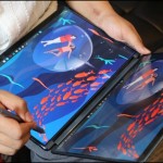 Ilustrasi seseorang membuat karya seni digital menggunakan laptop. (ANTARA/Pamela Sakina)-1697023373