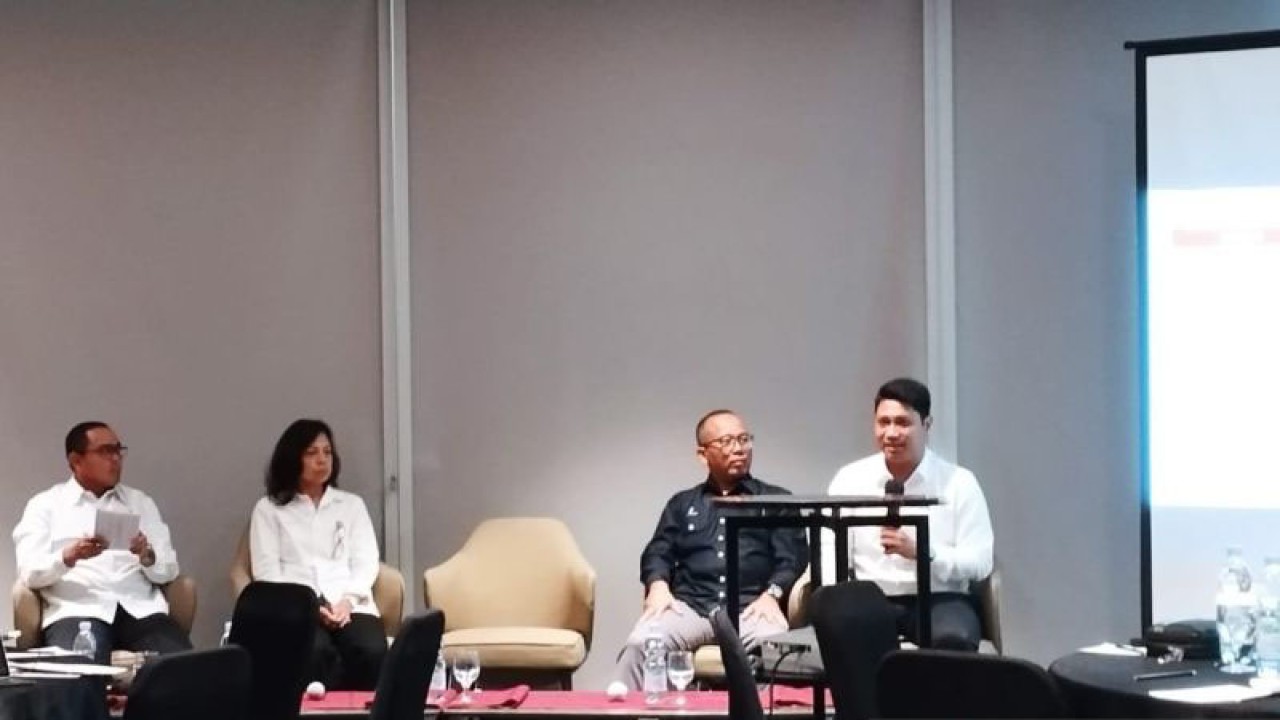 Suasana diskusi media dengan tema IOG e-Commerce di Bumi Serpong Damai (BSD), Kota Tangerang Selatan, Banten, Rabu (11/10/2023). ANTARA/Benardy Ferdiansyah