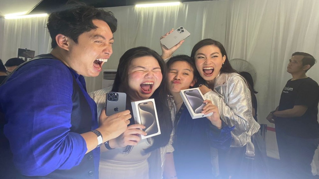 Antusias para pecinta iPhone tampak dalam peluncuran seri iPhone ke 15 ini khususnya di kawasan Mall Central Park, Jakarta Barat, pada 26 Oktober 2023. (Istimewa)