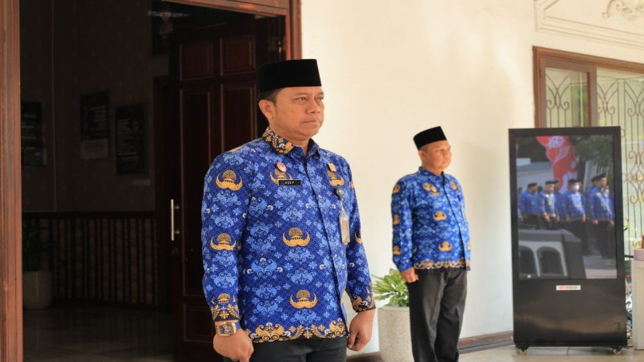 Peringatan Sumpah Pemuda di kantor Kanwilkumham Jatim, Sabtu (28/10/2023) ANTARA/HO-Kanwilkumham Jatim