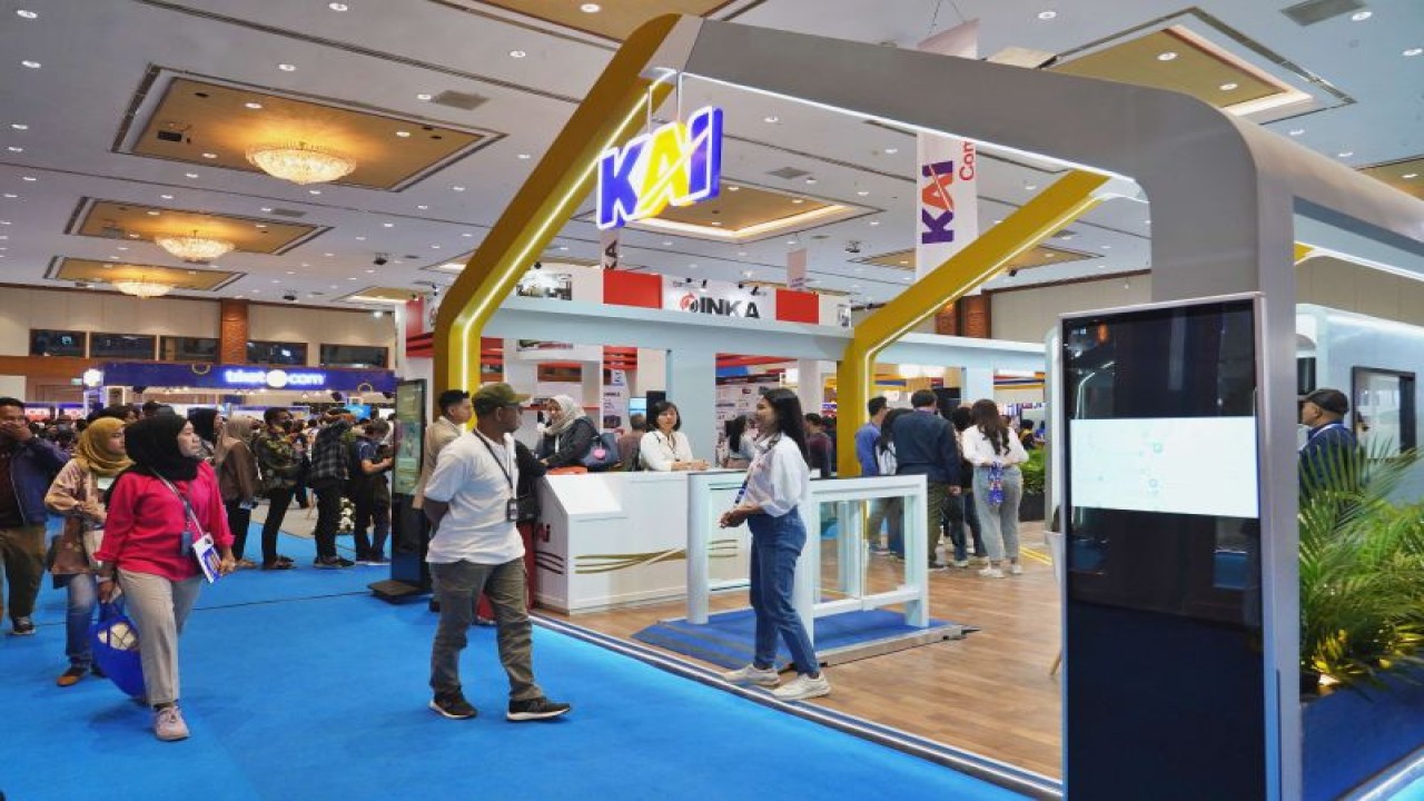 PT Kereta Api Indonesia (Persero) menyelenggarakan acara KAI Expo 2023 pada Jumat (29/9/2023) hingga Minggu (1/10/2023) di Jakarta Convention Center, Jakarta Pusat. ANTARA/HO-PT KAI (Persero)