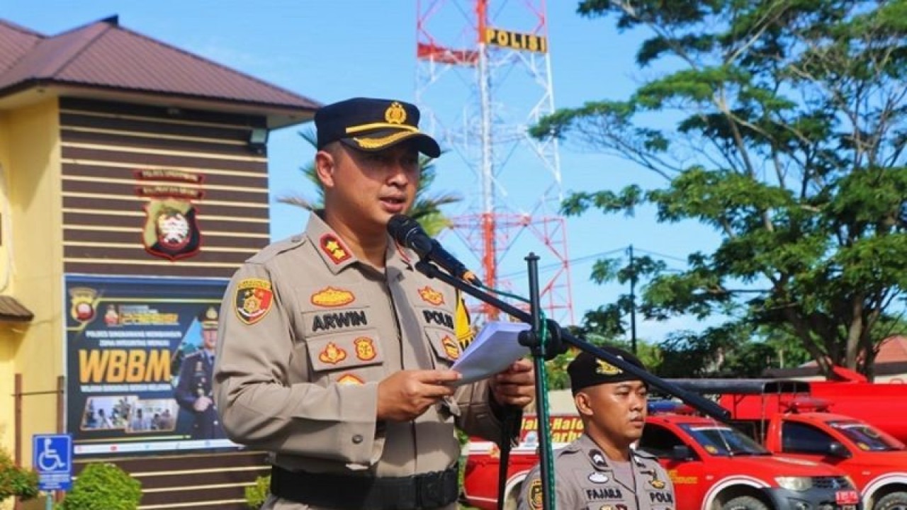 Kapolres Singkawang, AKBP Arwin Amrih Wientama (ANTARA/Rudi)