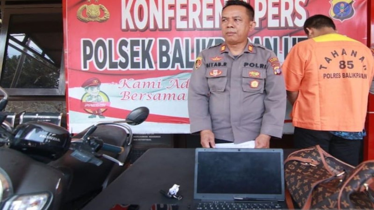 Kapolsek Balikpapan Utara AKP Bitab Riyadi (ANTARA/novi abdi)