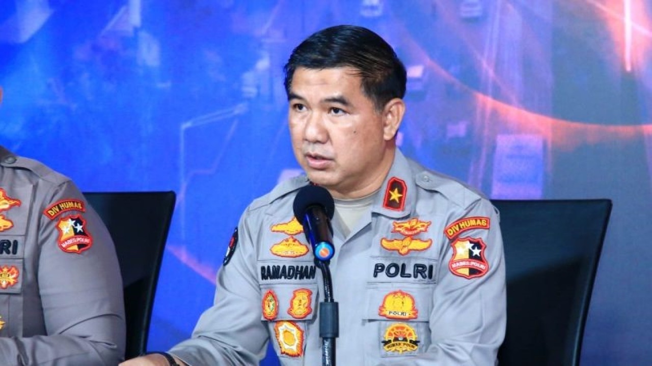 Karopenmas Polri Brigjen Pol Ahmad Ramadhan. ANTARA/HO-Polri
