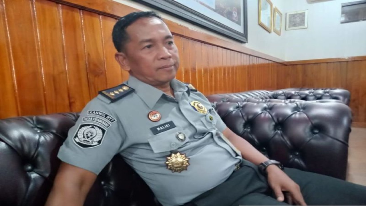Kepala Divisi Pemasyarakatan Kantor Wilayah Kementerian Hukum dan HAM Provinsi Nusa Tenggara Timur Maliki. ANTARA/Benny Jahang.