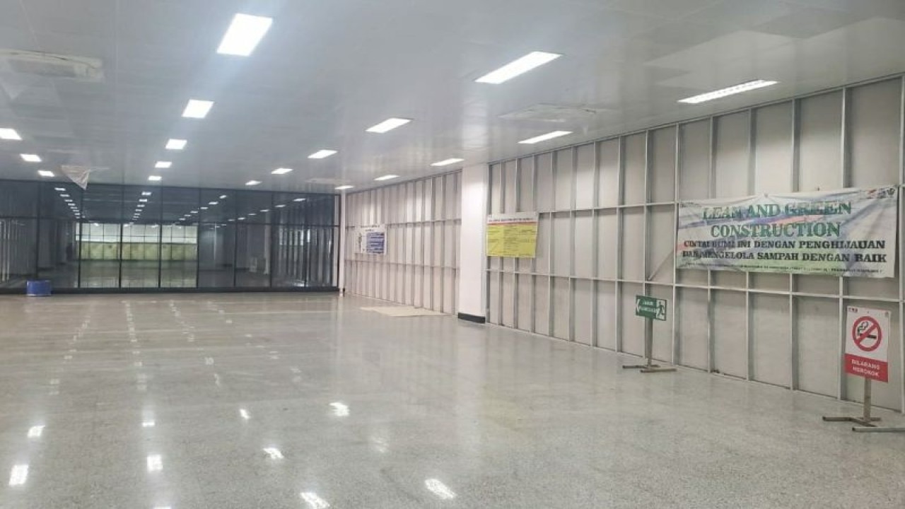 Pembangunan stasiun sentral di Stasiun Manggarai, Jakarta Selatan. ANTARA/HO-DJKA Kemenhub