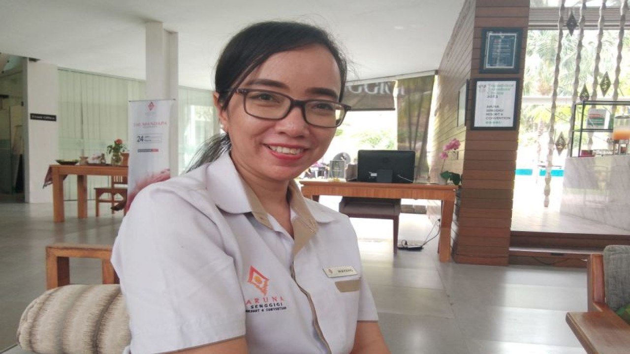 Marketing Communication Hotel Aruna Senggigi,Mayang Kristiani. ANTARA/M. Irfan