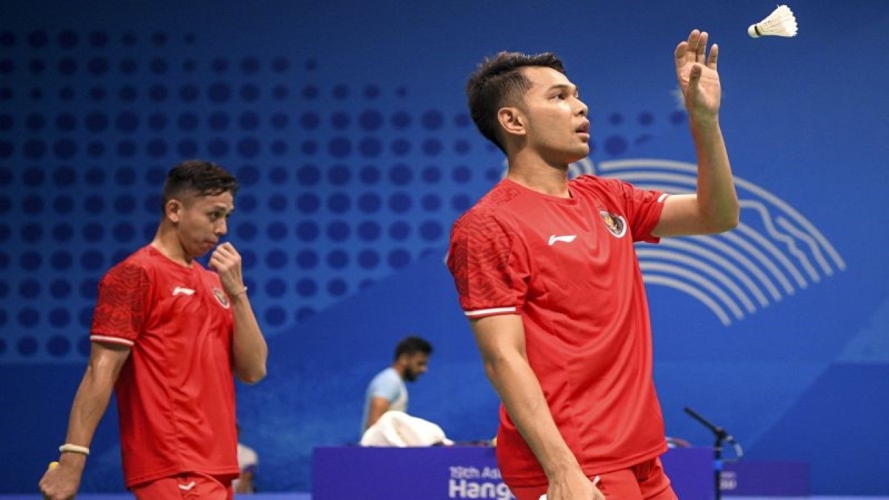 Muhammad Rian Ardianto dan Fajar Alfian. ANTARA FOTO/M Risyal Hidayat/aww.