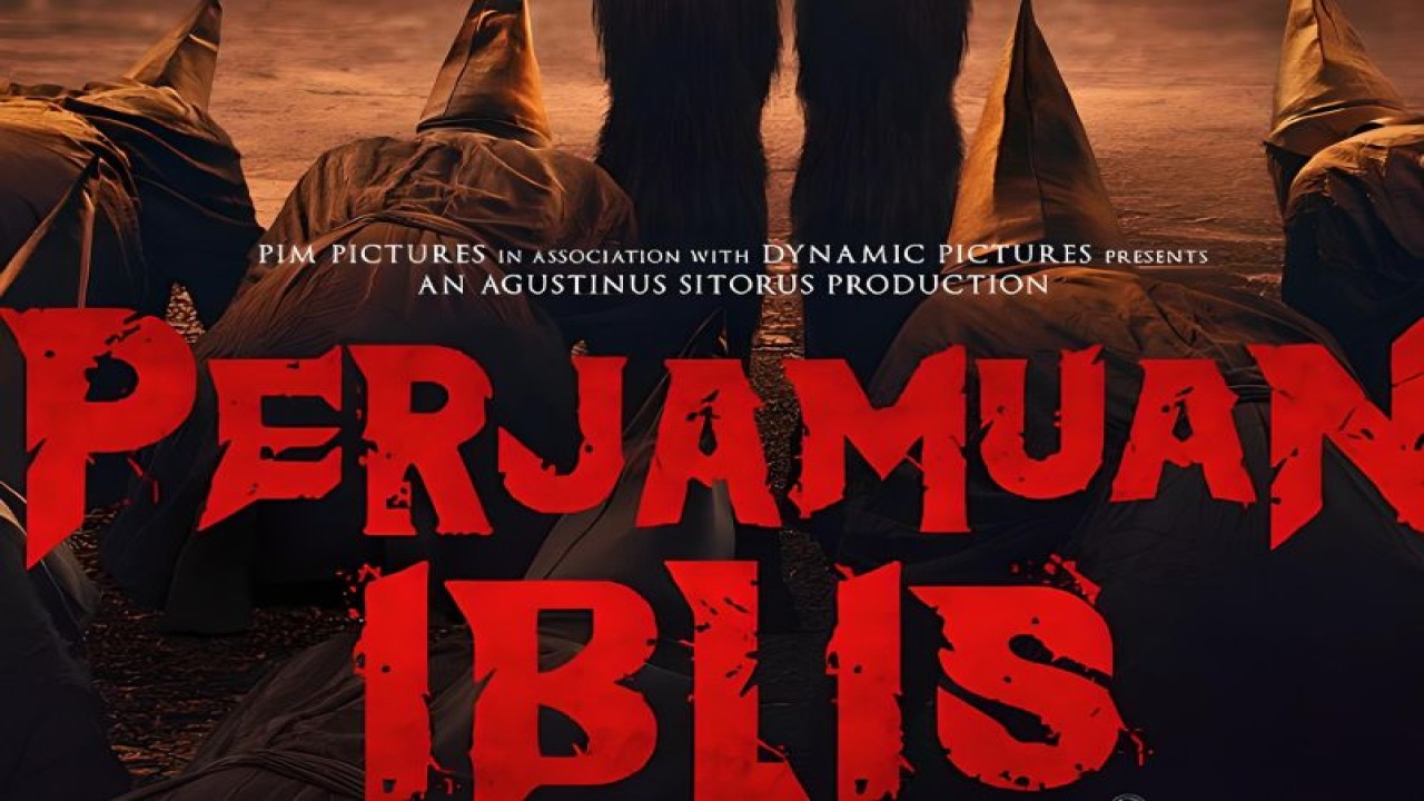 Poster resmi film horor "Perjamuan Iblis". (ANTARA/HO-PIM Pictures)