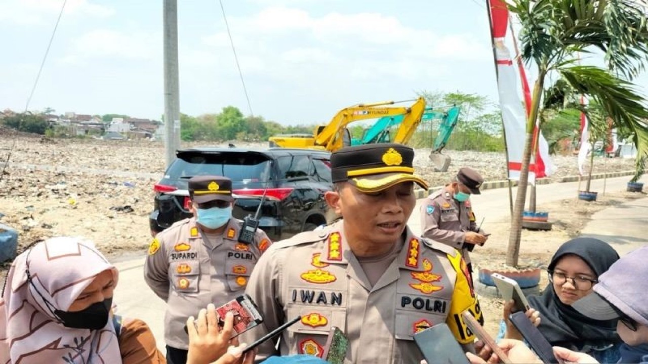 Kepala Polres Kota Surakarta Kombes Pol Iwan Saktiadi di Putri Cempo Mojosongo Jebres Solo, Senin (30/10/2023). ANTARA/Bambang Dwi Marwoto.