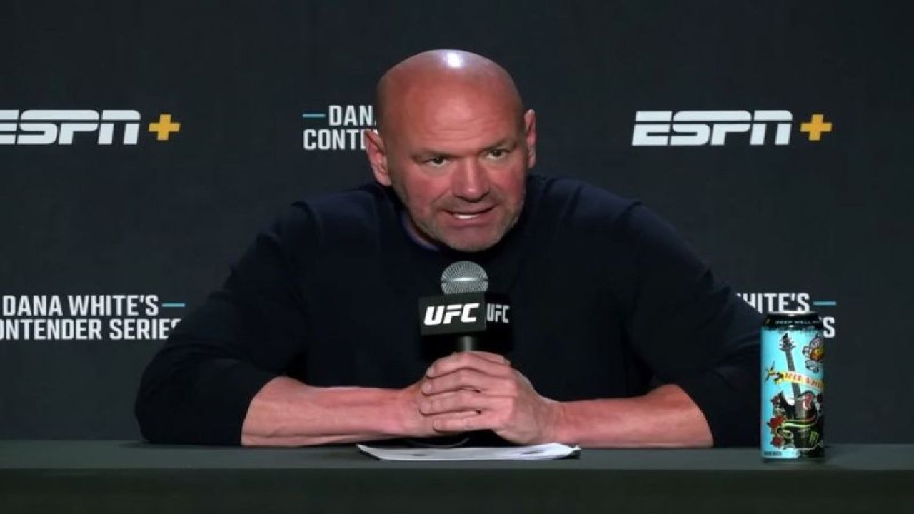 Presiden UFC Dana White. ANTARA/tangkapan layar/kanal YouTube resmi UFC.